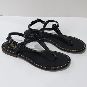 Frye Carson T-Strap Sandals, Women's 9 Leather NIB